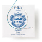 Jargar italia Mi blue medium per violino con asola ja1001