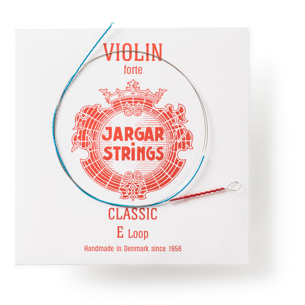 Jargar italia Mi rosso forte per violino con asola ja1010