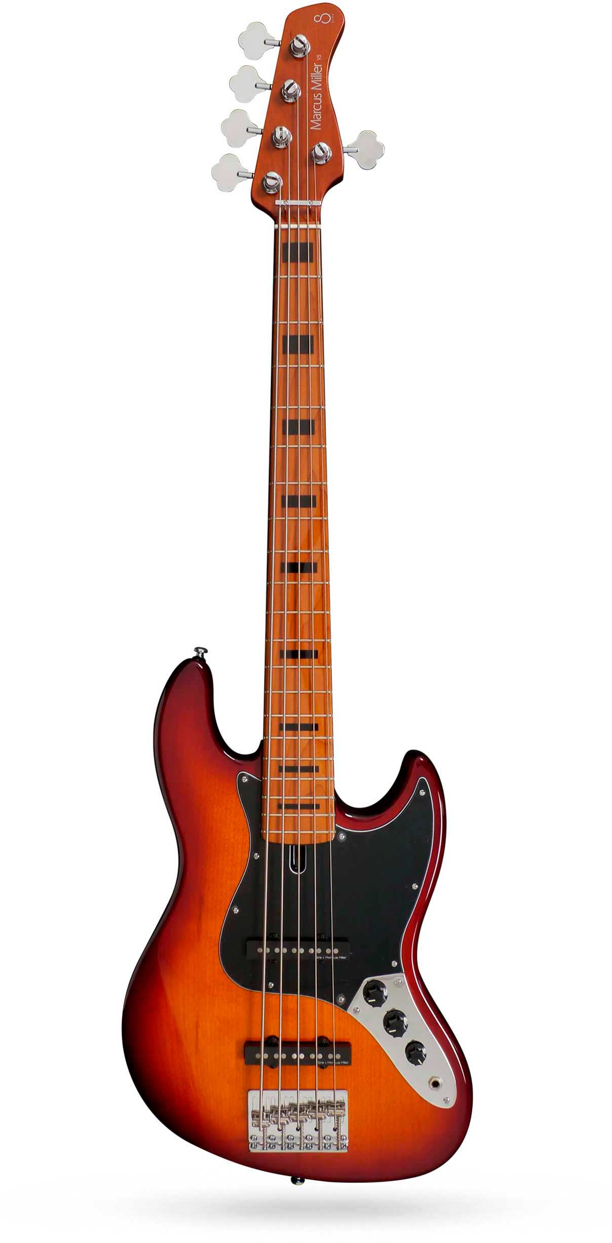 Marcus miller V5 alder-5 ts tobacco sunburst