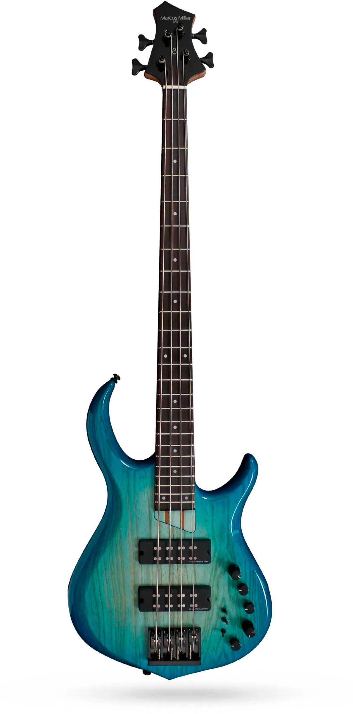 Marcus Miller M5 Swamp Ash-4 TBL Trans Blue