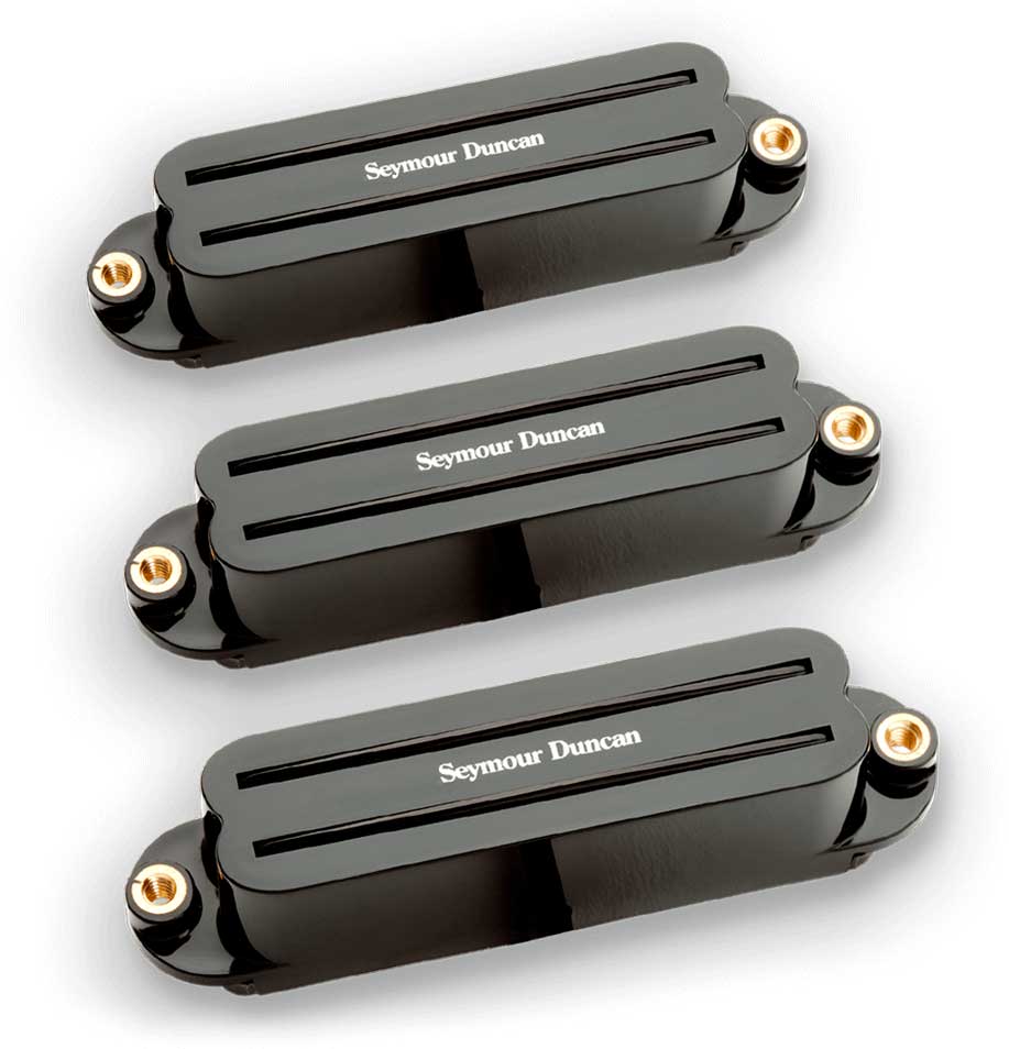 Seymour Duncan Hot Rails Strat Set Black