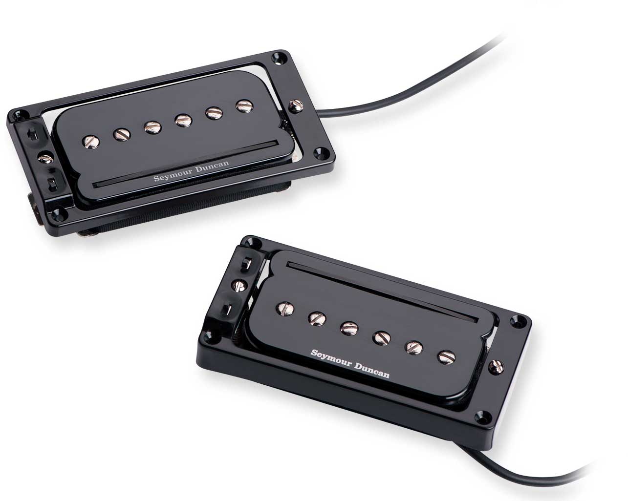 Seymour duncan P-rails w/flat triple shot set blk