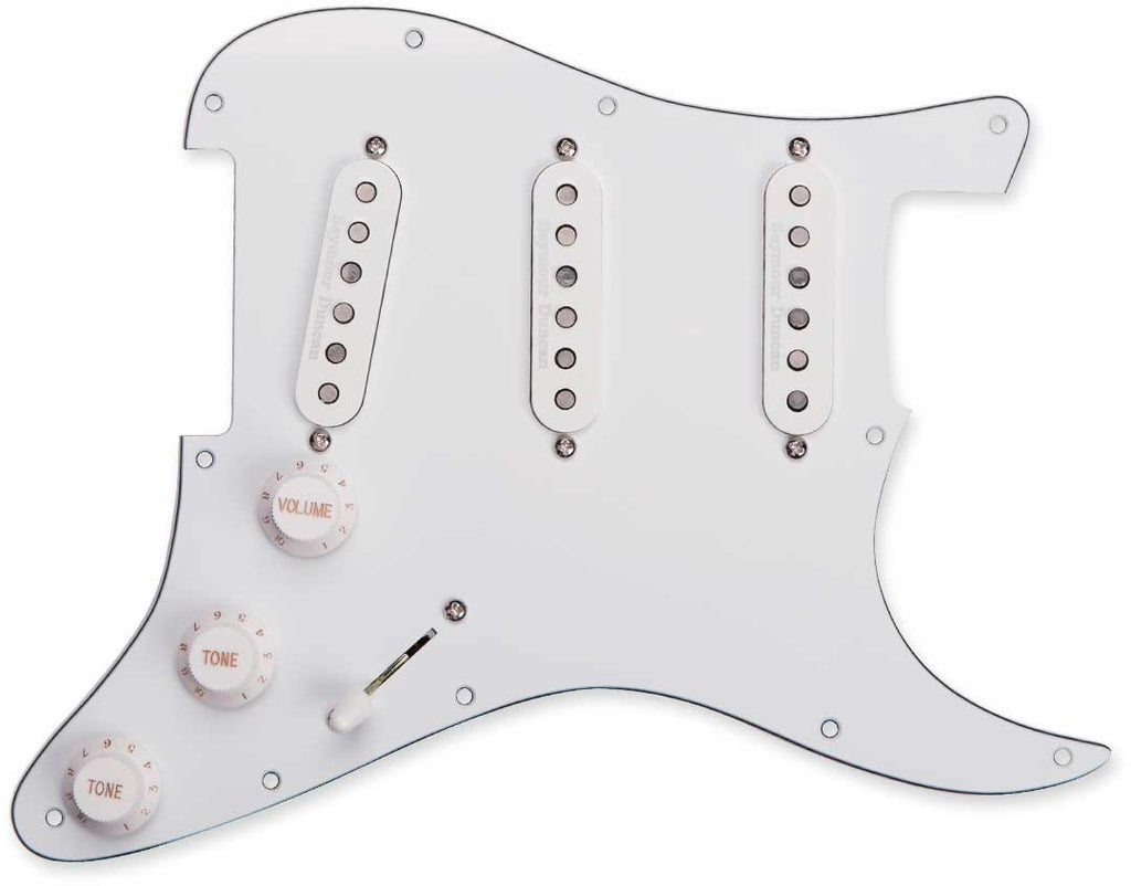 Seymour duncan Pickguard assy ca 50s set wht