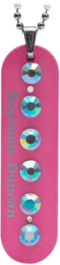 Seymour duncan Necklace bobbin metal red