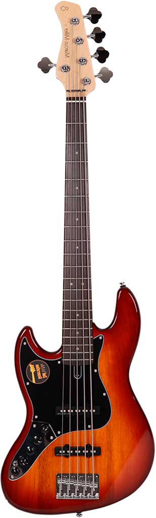 Marcus Miller V3-5 Left-Hand (2nd Gen) TS Tobacco Sunburst