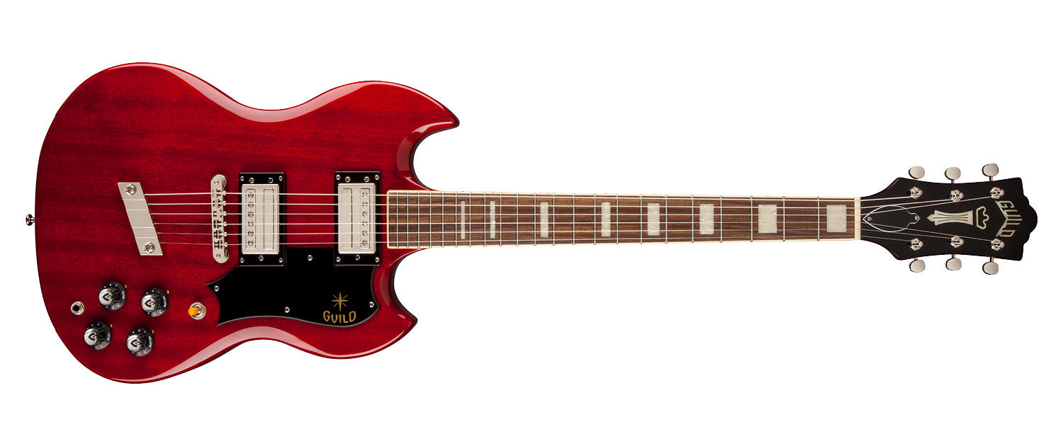 Guild italia S-100 polara cherry red