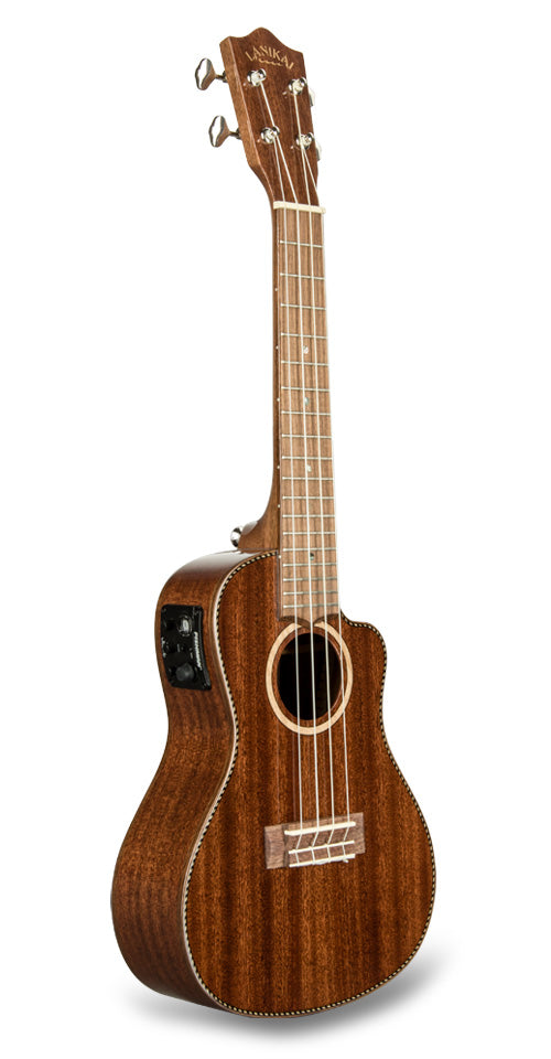 Lanikai it Mas-cec ukulele concerto in mogano con preamp