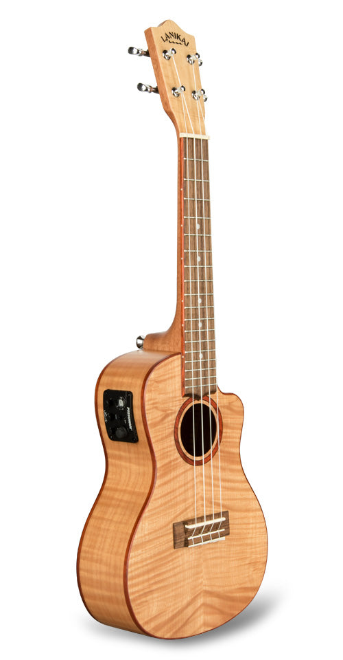 Lanikai it Fm-cec ukulele concerto flame maple con preamp