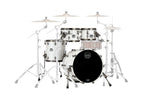 Mapex it Se504xbbpi saturn evolution birch fusion 4 pezzi polar white