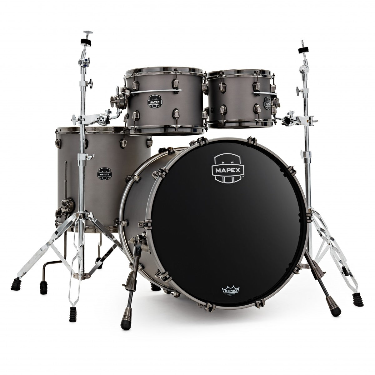 Mapex it Se529xmbpg saturn evolution maple rock 4 pezzi gun metal grey
