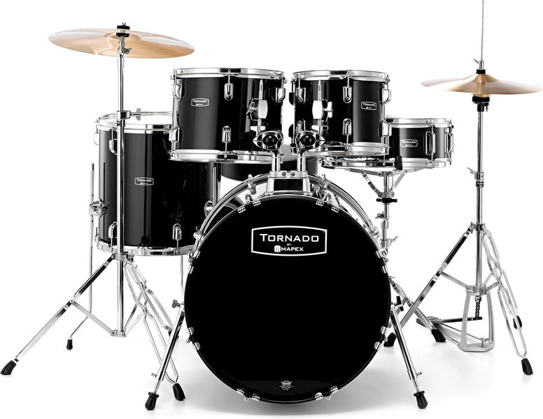 Mapex it Tnd5044tcdk tornado studio full 5 pezzi dark black