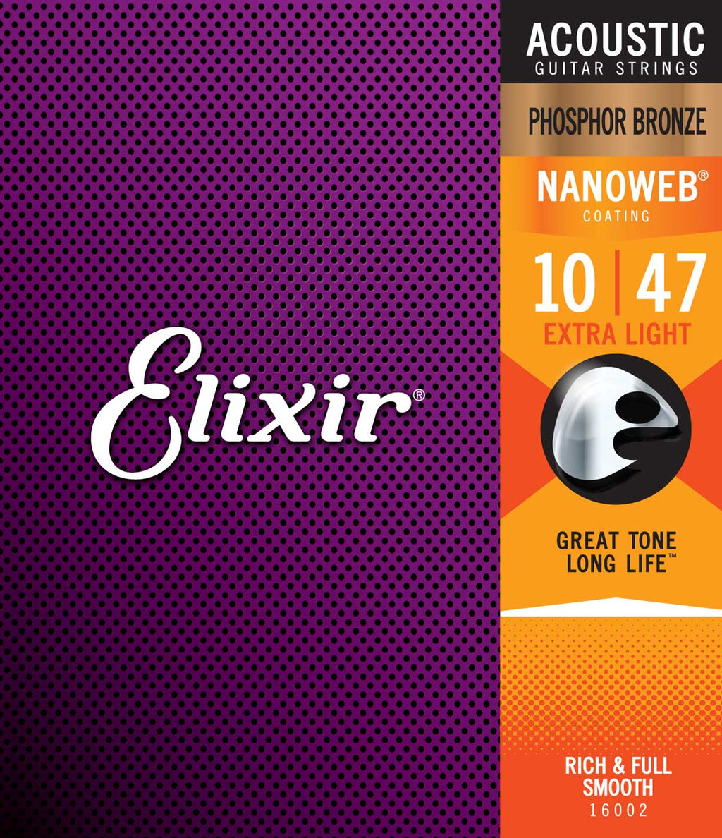 Elixir 16002 acoustic phosphor bronze nanoweb