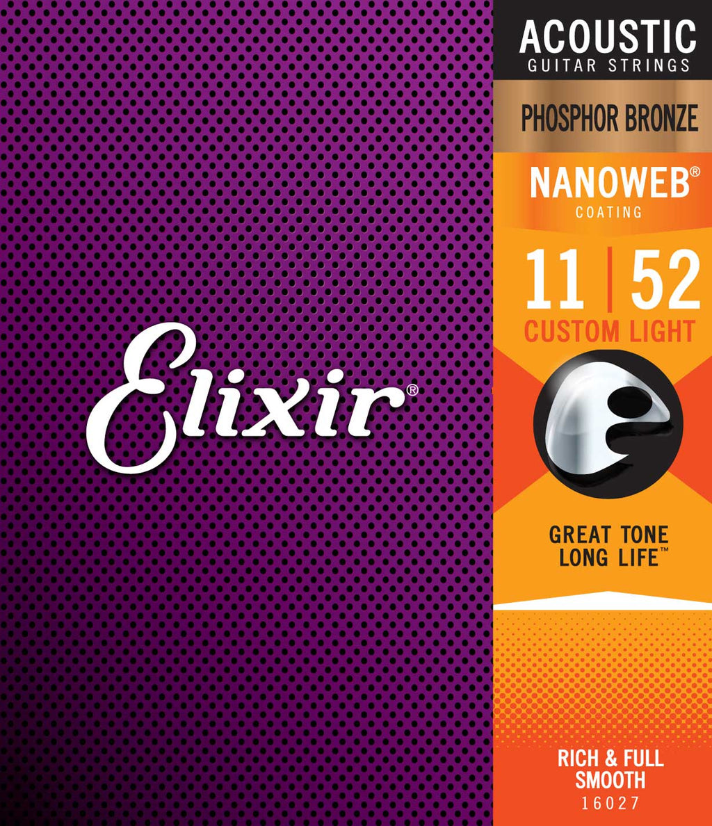 Elixir 16027 Acoustic Phosphor Bronze Nanoweb