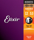 Elixir 16052 acoustic phosphor bronze nanoweb