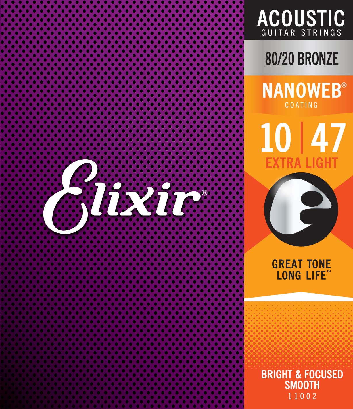 Elixir 11002 acoustic 80/20 bronze nanoweb