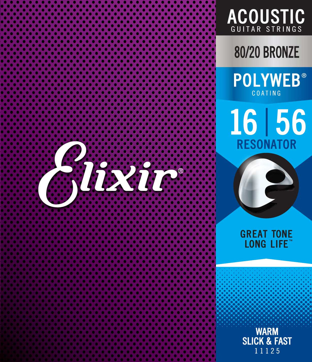 Elixir 11125 acoustic 80/20 bronze polyweb