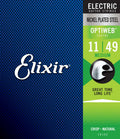 Elixir 19102 electric nickel plated steel optiweb