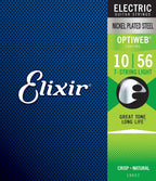 Elixir 19057 electric nickel plated steel optiweb
