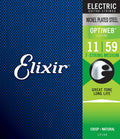 Elixir 19106 electric nickel plated steel optiweb