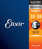 Elixir 12074 electric nickel plated steel nanoweb