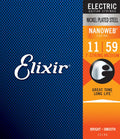 Elixir 12106 electric nickel plated steel nanoweb