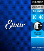 Elixir 12050 electric nickel plated steel polyweb