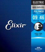 Elixir 12025 electric nickel plated steel polyweb