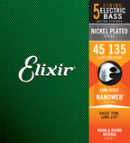 Elixir 14207 electric bass nickel plated steel nanoweb