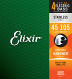 Elixir 14677 electric bass stainless steel nanoweb