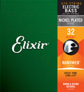 Elixir 15332 electric bass nickel plated steel nanoweb