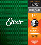 Elixir 15435 electric bass nickel plated steel nanoweb