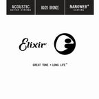 Elixir 15128 acoustic 80/20 bronze nanoweb single
