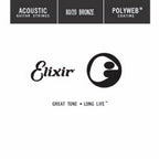 Elixir 15242 electric nickel plated steel nanoweb single