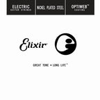 Elixir 16280 electric nickel plated steel optiweb single