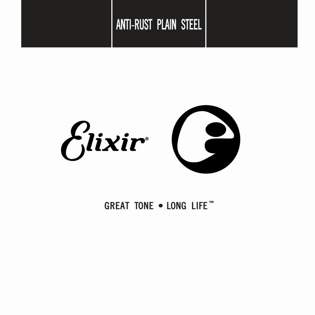 Elixir 13014 anti-rust plain steel single string