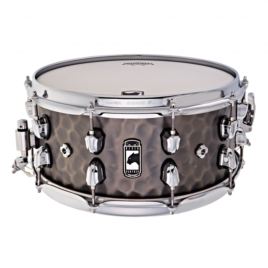 Mapex it Bpnbr465hcn snare drum black panther persuader 14x6.5 hammered brass