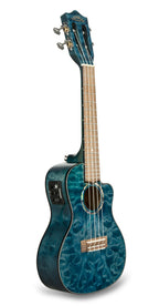 Lanikai QM-BLCEC - quilted maple concert ukulele