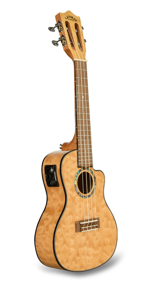 Lanikai it Qm-nacec - ukulele concerto quilted maple