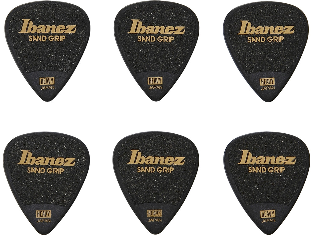 Ibanez Set 6 Plettri 1 Mm Sand Grip Black