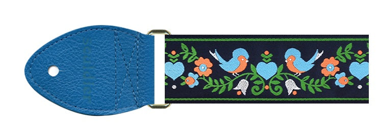 Souldier Lovebirds Blue Guitar Strap