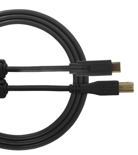 Udg gear U96001bl - ultimate audio cable usb 2.0 c-b black straight 1,5m
