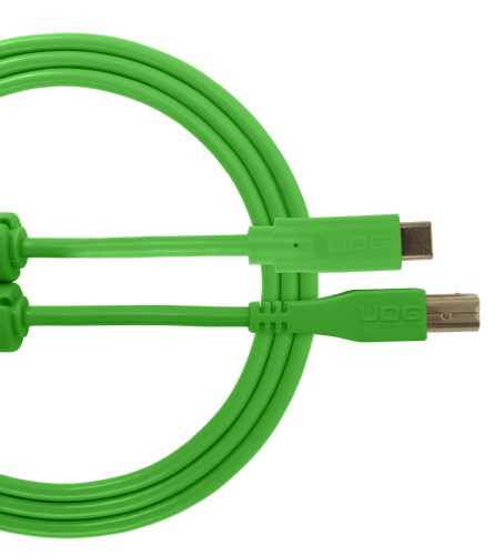 Udg gear U96001gr - ultimate audio cable usb 2.0 c-b green straight 1,5m