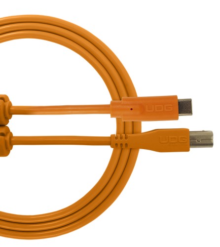 Udg gear U96001or - ultimate audio cable usb 2.0 c-b orange straight 1.5m