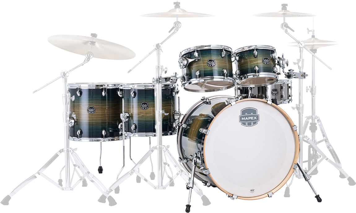 Mapex it Ar628sfeet armory studioease fast extra deep bass 6 pezzi rainforest burst