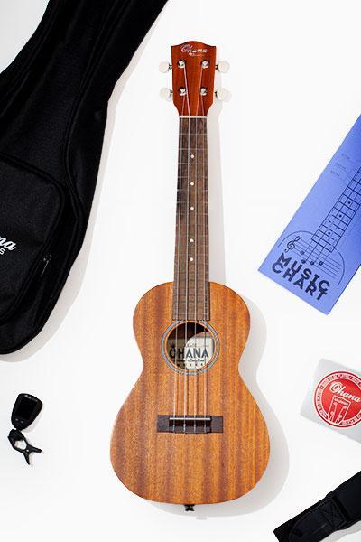 Ohana TK10 Tenor Ukulele Pack