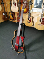 Yamaha Slg200S Crb Silent Guitar Crimson Red Burst