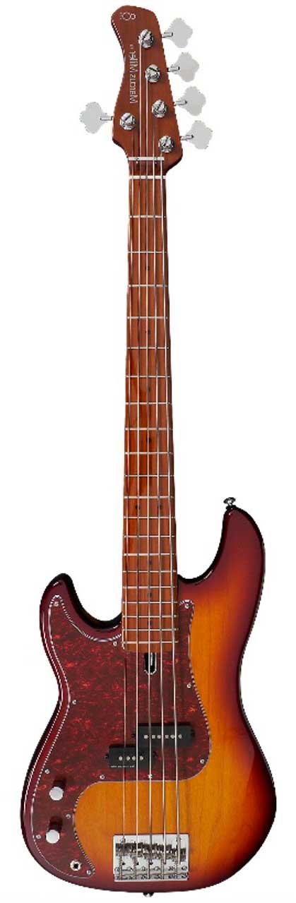 Marcus miller P5 alder-5 lefthand (2nd gen) ts tobacco sunburst