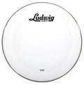 Ludwig Risonante Powerstroke3 Smooth White 22' with Cursive Logo