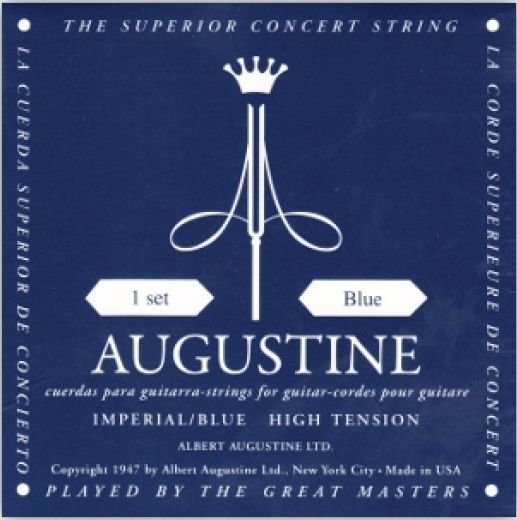 Augustine Imperial Blue Classical Guitar String Set