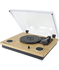 Madison Turntable with 2 Built-in Bluetooth Speakers and USB/SD Recording Function